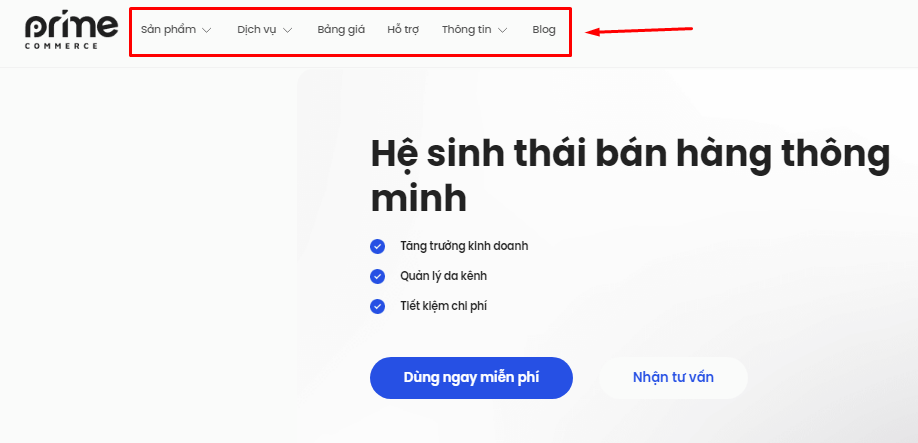 Navigation bar là một trong những yếu tố thiết kế được sử dụng phổ biến trên hầu hết website